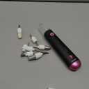 Electric Nail Drill, 8-in-1 Cordless Electric Nail File with LED Light, 5 Speeds Rechargeable Manicure and Pedicure Kit Hand Foot Care Tool for Nail Grinder Trim Polish for Women Baby (Black)