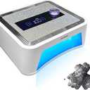 UV LED Nail Lamp Cordless, DecRose 120W Rechargeable UV Light for Gel Nails Portable Nail Dryer Light with Timer, Sparkling Rhinestones Diamond Curing Lamp,Gift for Nail Art Lovers & Professionals