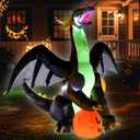 4FT Dinosaur Halloween Inflatable with LED Lights