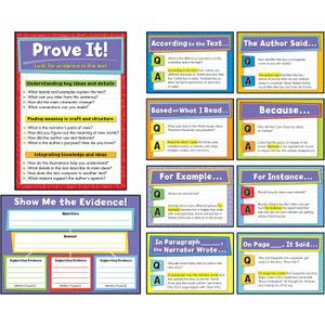 Carson Dellosa Evidence-Based Reading and Writing Bulletin Board Set (110290), 17" x 24", 17" x 12", Multicolor