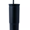 Owala 24oz Stainless Steel Straw Tumbler - Very Very Dark: Insulated, Leakproof