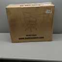 BestOffice | Ergonomic Office Chair | Mid-Back Swivel Desk Chair | Breathable Backrest & Lumbar Support | Adjustable Height | Sponge Seat | Rolling Wheels | Black | for Adults & Women