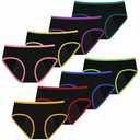 Mesachy Teens Girls Period Underwear Kids Period Panties Menstrual Leakproof Protective Underwear for Teens Cotton Briefs 12-14 Years