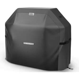 LIBZAKI Grill Cover 420D Waterproof, Weather Resistant, Rip-Proof, Anti-UV, Fade Resistant,Gas Grill Cover for Weber,Char Broil,Nexgrill Grills, etc.48 inches