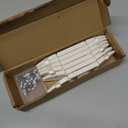 Cinnvoice 6 Pack Gable Light Clips Compatible with Govee H705 H805 Permanent Outdoor Lights with Screws a Variety of Roof Pitches Cable Management (White)