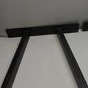 TENGCHANG 2 PCS 28'' Industry Trapezoid Dinning Table Legs Metal Steel Desk Legs DIY Furniture