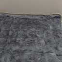 Fleece Pet Mat, Soft and Cozy Pet Mat Winter Dog Mat Warm Thickened Cats Sleeping Mat, Easy to Clean and Maintain, for Indoor Pet Mat, Grey, 28"x28"