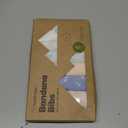 KeaBabies 8-Pack Organic Baby Bandana Bibs for Girls - Super Absorbent Triangle Baby Bibs for Drooling and Teething Infant, 100% Cotton Extra Soft for Newborn, Infant 0-36 Months (Fleur)