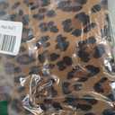 BAGSMART Small Makeup Bag for Women with Slip-in Pocket, Leopard