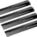 Universal Heat Plate Shield Replacement for Brinkmann, Charbroil, Nexgrill, Backyard,Expert Grill,4 Pack BBQ Heat Tent for Grills,Adjustable Heat Tent,Flavorizer Bar, Extends from 11.7" up to 21" L