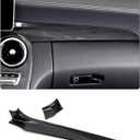 Center Console Dashboard Panel Cover, Carbon Fiber Pattern Style, Interior Decoration Accessories for Mercedes Benz C Class W205 2015-2018 GLC X253 2016-2021