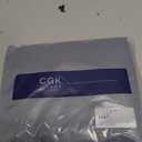 CGK Linens full-size pleated bedskirt in light grey