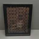 Tinkeps 11x14 Picture Frame Black with Black Back Board, Curved Extra Wide Edges, Wooden Vintage Style Picture Frame 11x14 inches for Wall Decor.