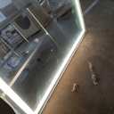 55x40 inch Large LED Mirror for Bathroom, Lighted Vanity Mirror for Wall, Dimmable, Anti-Fog, Shatter-Proof, ETL Listed (Front Lights + Backlit)