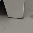 Signature Design by Ashley Mollviney Minimalist 2 Drawer Nightstand with USB Ports, 24.25" Tall, White