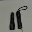 Victoper LED Flashlight 2 Pack, Bright Tactical Torch High Lumens with 5 Modes, Waterproof Zoomable Flash Light, Valentine's Day Gifts for Men, Hunting Camping Essentials Gear (Black)