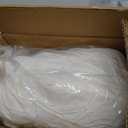 Olivia Memorials White Urn for Ashes for Women and Men - Free Pendant Necklace - Angel Wings Heart Cremation Urns for Adult Male and Female - Funeral Decorative Urn for Mom Mother (Large - 1 Count)