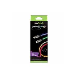 CCY USB C TO C GLOW CABLE 3FT