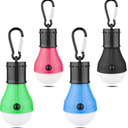 Tent Lamp Portable LED Tent Lights Blue 5 Packs Hook Hurricane Emergency Lights LED Camping Lights Bulb Camping Tent Lanterns Camping Equipment for Camping Hiking Backpacking Fishing Outage