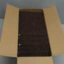 Stair Treads Non-Slip 16 Pack 8"x30" - Carpet Stair Runner for Indoor Wooden Steps with TPE Backing & Anti-Skid Surface, Reusable Adhesive Safety Rug for Kids/Elder/Pet-Friendly - Brown