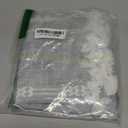 Gernaice Rustic Stripe Embroidered Tablecloth Heavy Small Square Tassel Cotton Linen Table Cloth Wrinkle Free Washable Table Cover for End Bedside Coffee Teapoy Table Tea Trolley Grey 24x24 Inch