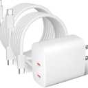 USB C Charger for iPhone 17/16/15 Pro Max Charger Fast Charging 3.3FT, 2Pcs 20W C Charge Block with USB C to C Cord Cable Compatible for iPhone Air 17 16 15 Pro Max/17 16 15 Pro/17 16 15 Plus/17 16 15