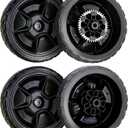 8" Replacement Lawn Mower Wheels Kit Compatible with Honda HRN216 Walk-Behind Lawn Mower Replaces 44710-VR8-N00ZA 42710-VR8-N00ZA
