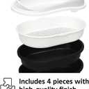 Jumbo Cat Litter Box with Sifting System Easy Clean 3-Tray Litter Box for Indoor Cats Extra Large, Durable & No-Mess Sifting Tray Ideal for Multiple Cats High Sides for Big Cats