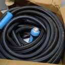 Fevone Garden Hose 80 ft., Lightweight Hybrid Water Hose, Flexible and Durable, Leak-Free Connections