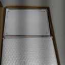 Egofine 5x7 Acrylic Frames 4 Pack, 20mm Thicker Frameless Clear Picture Frames, Double Sided Magnetic Picture Frames, Free Standing Desktop Display