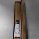 YYST Type A 16"-39.5" Magnetic Curtain Rod for Metal Door, Magnetic Window Café, French Door Sash Rod W Magnets (Black -1)