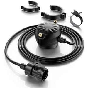 for Shark FlexBreeze Fan Instacool Hose Attachment Compatible with Flex Breeze Misting Fan FA20XMIST FA222 FA202 —Lower Temperature and Double Reinforcement Design (Double Clasp and Velcro)
