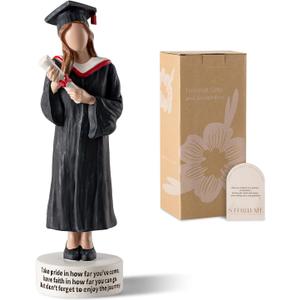 2024 Graduation Gifts for Her: Masters Degree High School College Graduation Gifts for Women Girls, Class of 2024 Graduate Figurines Gift for Daughter Granddaughter