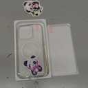 Miracase Magnetic for iPhone 15 Pro Case 6.1 inch (Compatible with MagSafe)with 2X Screen ProtectorsMilitary-Grade Protection, Anti-Fingerprint Translucent Matte Phone Cover, Clear