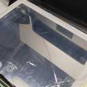 Leather Makeup Case with LED Lighted Mirror 11.4 Inch Travel Makeup Bag Adjustable Brightness in 3 Colors Cosmetic Organizer Artist Storage Bag with Dividers Brush Holder Storage Vanity Watery Blue V