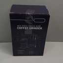 Conical Burr Coffee Grinder, Electric Coffee Bean Grinder for Precise Grinding, 35 Settings, 212 Cup Selector, Anti-Static Design for Home Use, Black