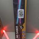 Lightsaber, 2 in 1 Dueling Light Sabers with Metal Hilt Rechargeable Light Saber 15 RGB Colors 4 Modes Fx Battle Sound, Lightsabers for Kids Adults Christmas (Black, Pack of 2)