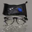 Blue Light Blocking Glasses Round Women Men Computer Glasses Anti Eye Strain/UV/Glare Gaming Glasses