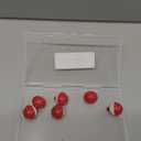 Round SNAP-ON Floats 2.5" RED/White