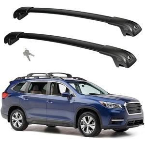 300lbs Roof Rack Cross Bars Compatible with Subaru Ascent 2019-2026, Aluminum Heavy Duty Roof Crossbar with Lock for Rooftop Cargo Carrier Luggage Kayak Canoe Bike Snowboard