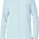 Roadbox Mens UPF 50+ Zip Up Sun Hoodie Jacket Zipper UV Protection Shirts (Blue)
