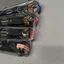 Cawiew 4 Pack Light up Sword Saber with FX Sound (on-Off Control) and Full Retractable Handle, 4 Colors LED Glow in The Dark Toy for Kids Adult