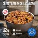 Mountain House Cheesy Beef Enchilada Bowl | Freeze Dried Backpacking & Camping Food | Gluten-Free | 2 Servings (EXP 11/01/25)
