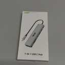 Acer USB C Hub, 7 in 1 Multi-Port Adapter for Laptop, 4K, HDMI Splitter with 2 USB A 3.1 & Type-C to HDMI Data Port, PD 100W Charging, SD Card Reader for Computer, Desktop, Space Grey