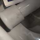 Drive Medical 11148-1 Folding Steel Bedside Commode Chair, Portable Toilet, Supports Individuals Weighing Up To 350 Lbs, with 7.5 Qt. Bucket and 13.5 Inch Seat, Grey