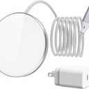 for 20W Magnetic Charger with 25W PD Adapter - Wireless Charger for iPhone 17/16/15/14/13/12 Series, Fast Charging Pad for AirPods 4/3/2/Pro