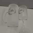 AW BRIDAL Mr & Mrs Glass and Beer Mug Gift Set for Wedding Couples, 2025 Bridal Shower Engagement Gifts for Newlyweds, Bride and Groom Champagne Flutes for Annivesary Bachelorette Party