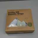 3-Pack Organic Swaddles for Newborns, Baby Sleep Sacks 0-3 Months - Baby Swaddle Wrap, Newborn Wearable Blanket, Infant Sleep Sack for Girls, Boys, Soft & Snug, Large Hook & Loop Closure (Ripple)