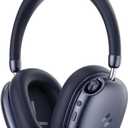 havit Space S1 Hybrid Adaptive Noise Cancelling Headphones, 100H Playtime, 45dB ANC, Bluetooth 6.0, LHDC Hi-Res Audio, Over Ear Wireless Headphones with App EQ, Dual Device, for Travel, Office, Home