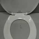 4636-RL-0 Cachet ReadyLatch Elongated Toilet Seat Slow Close, Soft Close Toilet Seat Quiet Lid, Contoured Grip-Tight Bumpers Installation Hardware, Apartment Essentials, White